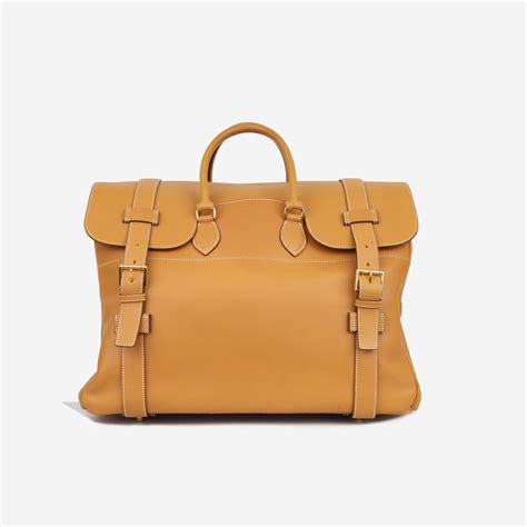 hermes drag voyage leather travel bag